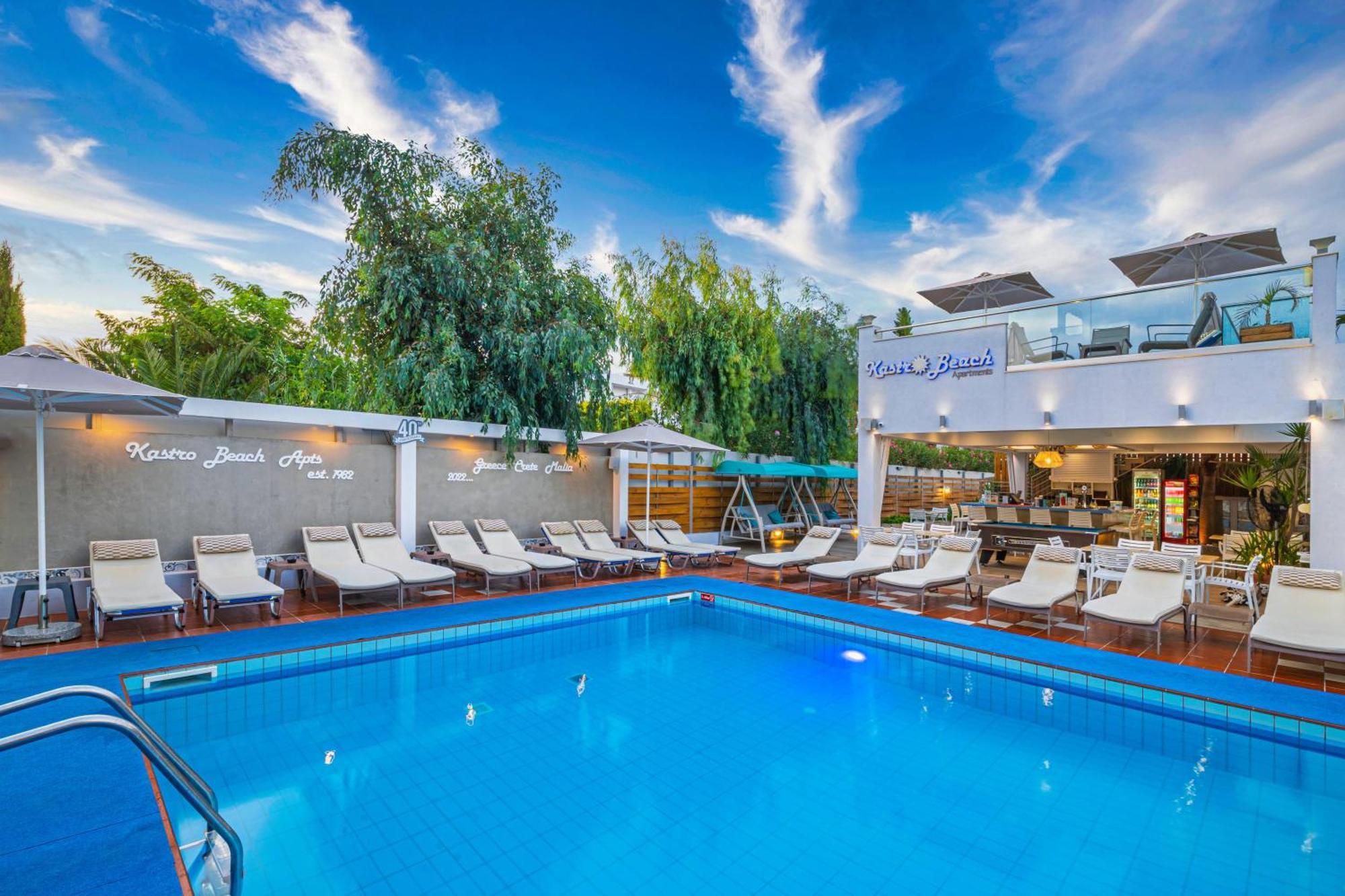 Kastro Beach Apartments Mália Kültér fotó